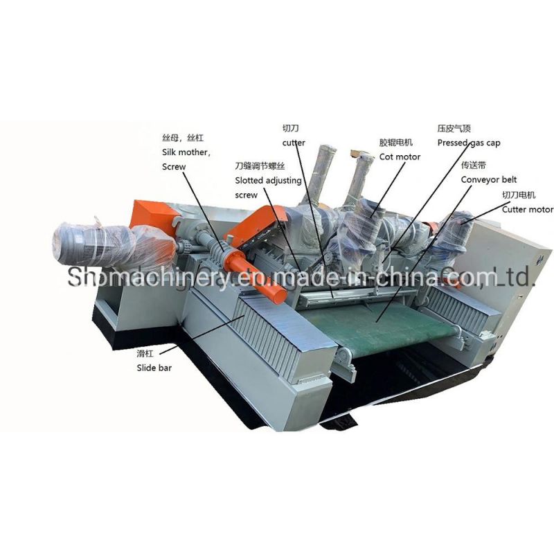 Rotary Cut Wood Peeling Machine Veneer Peeler for Plywood Production