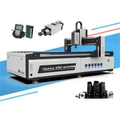 3D 4 Axis Rotary CNC Router with Automatic Tool Changer