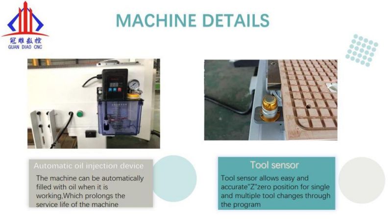 Four Process Cutting Machine for Panel Furniture Customized Straight Line Tool Changing Machining Center