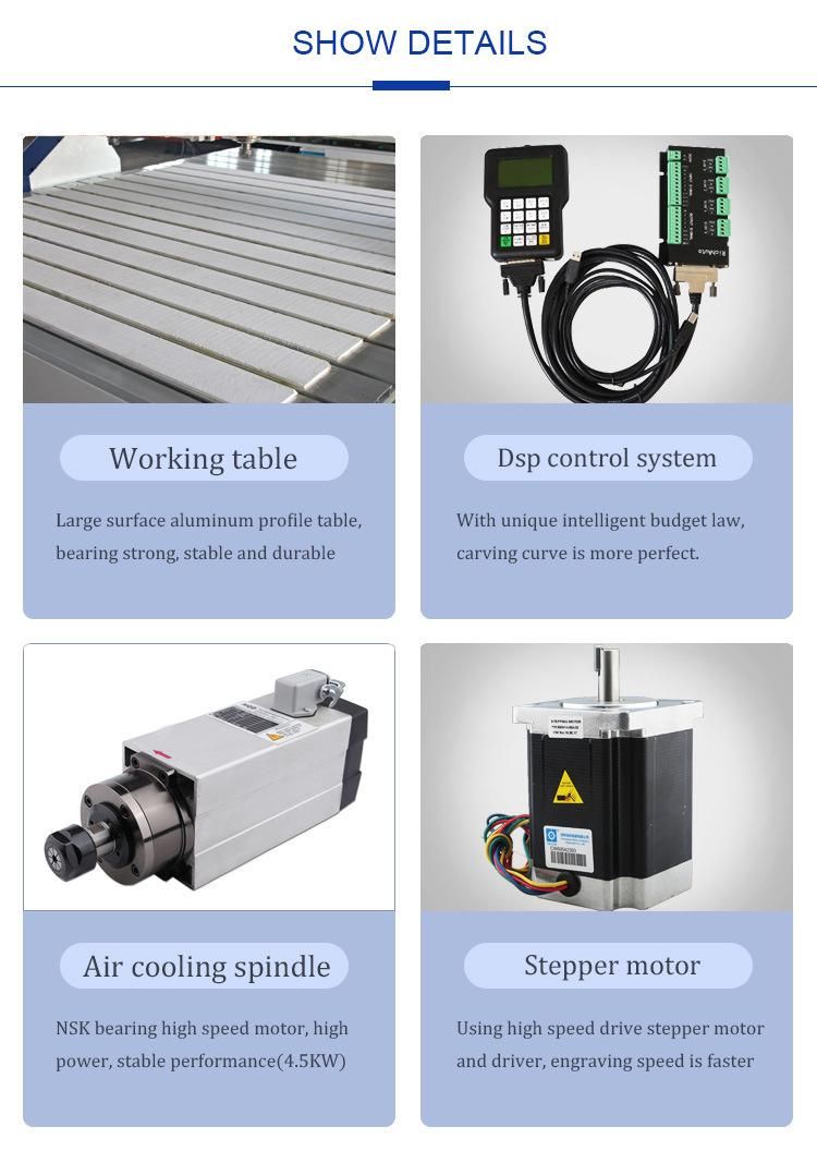 Igoldencnc China 1325 Rotary CNC Router 4 Axis CNC Router with Good Price