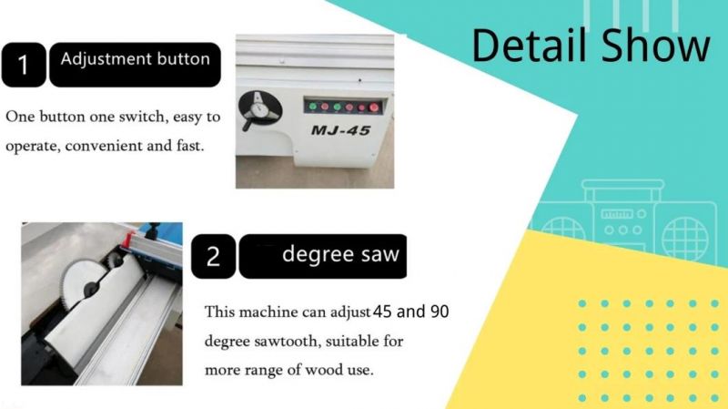 CNC Router Panel Table Saw 90 Degree 45 Degree Precision Panel Saw Multi Function Electric Lifting Sawing Machine