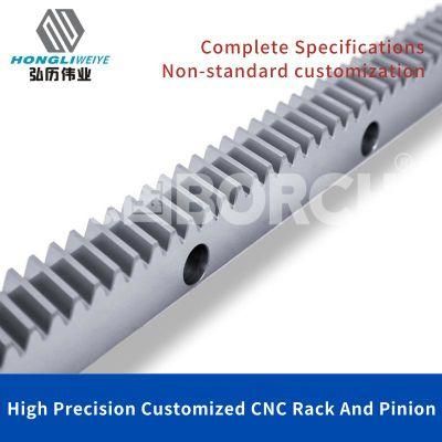 Factory Stock DIN7 M2 24*24*1000mm Straight Gear Rack and Pinion