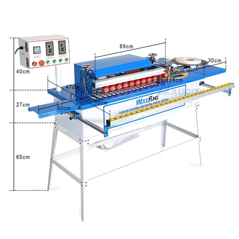 Straight Curved Woodworking Machine Automatic PVC Edge Banding Machinery