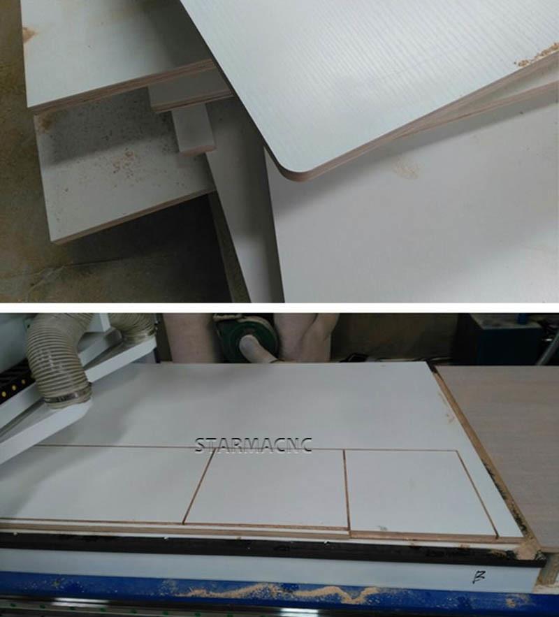 1325 3 Heads Wood Kitchen Cabinet Door CNC Router