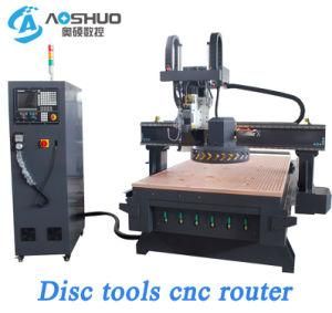 Woodworking Automatic Tools Changer 3 Axis 3D Wood CNC Router Machine