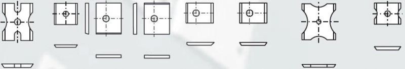 Manufacture Cemented Carbide Standard Reversible Insert Knives Blades