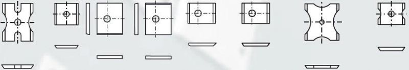 Manufacture Cemented Carbide Standard Reversible  Insert Knives  Blades