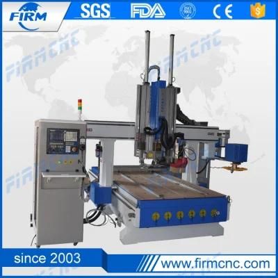 China 9.0kw Spindle 180 Degree Swing 1325 4 Axis Atc Wood CNC Router