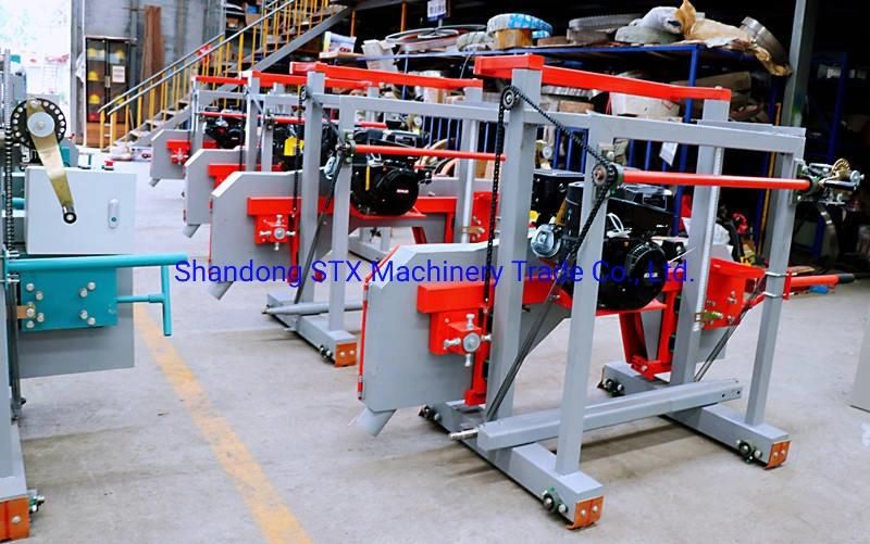 Wood Log Portable Bandsaw Sawmill with Diesel Engine for Sale