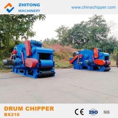 55kw Bx216 Wood Slab Drum Chipper Manufacture Factory