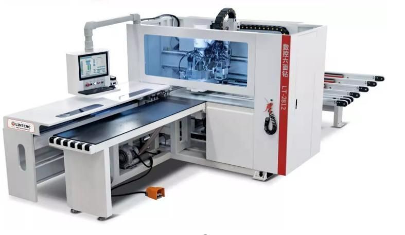 Hot Sale Lt-2812 6 Sided Drilling Machine CNC Router for Sales Furniture Wood MDF Plywood Making