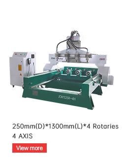 3D Wood Working CNC Router 4 Heads 5 Axis CNC Machine Router