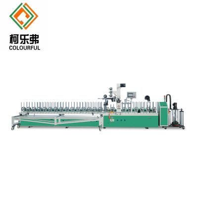 PUR Hotmelt Glue Wrapping of Profiles and Panels Laminating Machine