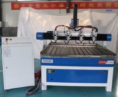 Multi Heads CNC Machine CNC Router/Rotary Spindle Head 4 Axis CNC Machine for Chair Soft Legs