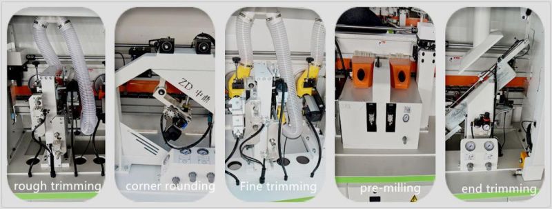 High Speed Trimming Automatic PVC Board Edge Banding Machine