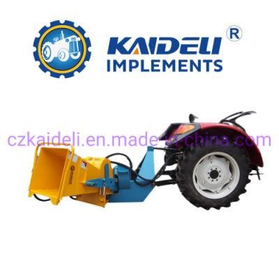 CE Certified 70-120HP Garden Wood Chipper with 250mm Diameter