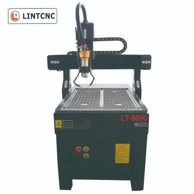 3D 4 Axis 6060 6090 CNC Router with Atc Spindle (Auto Tool Change) for Steel, Wood
