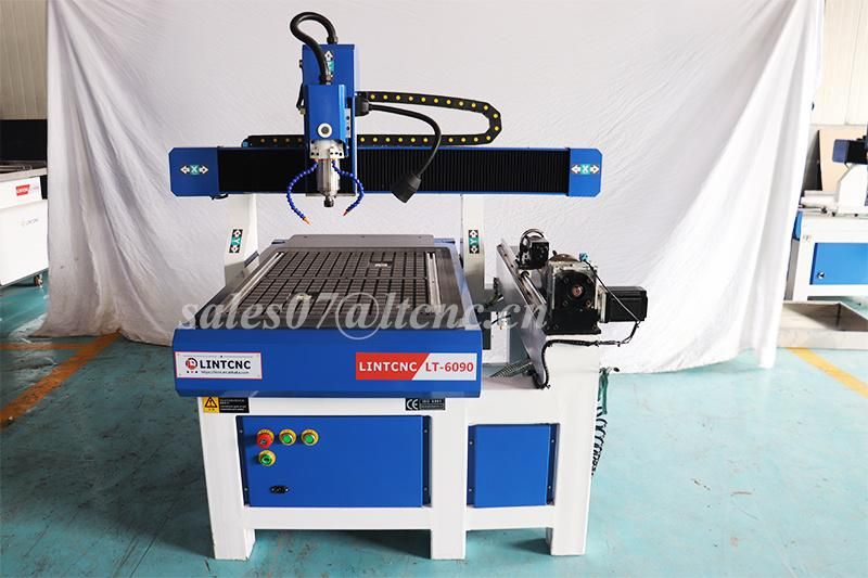3D 4 Axis Mini Woodworking CNC Milling Machine Router for Aluminum Brass Iron Wood MDF Acrylic Plywood Desktop 3030 4040 6040 6012 9012 1212 1325 Metal CNC