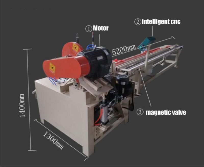 Automatic Wooden Tray Nailing Machine Multi-Layer Wood Plate Cutting and Nailing Sawdust Foot Block Pier Cutting Sawing