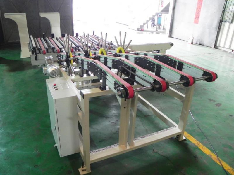 Floor Woodworking Machinery Turnover Device with Stacking Plank Device