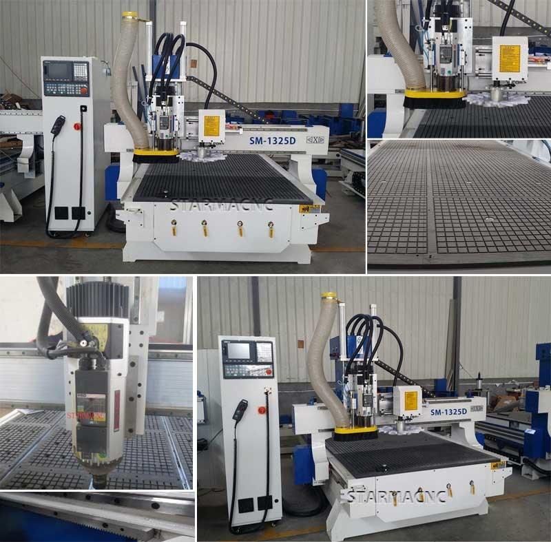 Jinan Starma Wood Furniture Atc CNC Router Machinery 1530 1325