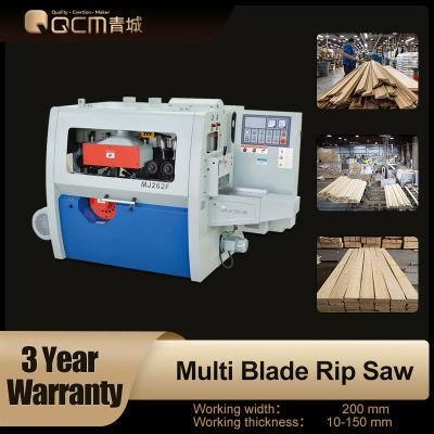 MJ262F Superior Automatic Trimming Solid Wood Multi-Blades Rip Saw