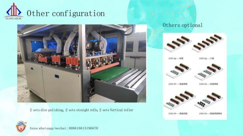 Fully Automatic CNC Woodworking Machinery Sanding Machine Broadband Special-Shaped Curved Surface Sanding Machine Disc Fixed-Length Wood Sander