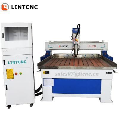 3D 4 Axis 9012 1212 1224 1325 3.0kw 4.5kw 5.5kw Spindle Wood CNC Router Carving Cutting Machine with Helical Gear Rack for Metal Wood PVC