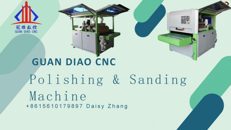 MDF Door/Kitchen Cabinet CNC Sanding Machine Price Wood Brusher CNC Sander