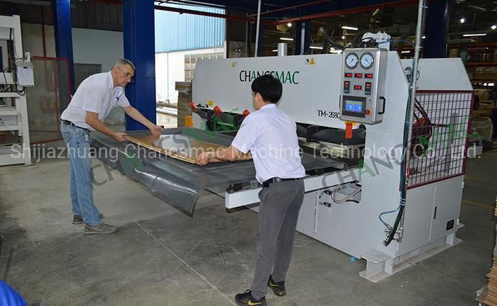 Conveyor Belt Type Edge Gluing Board Press with High Frequency Technology