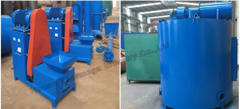 New Type Environmentally Friendly Sawdust Briquette Charcoal Bars Extruder for Fuel Production