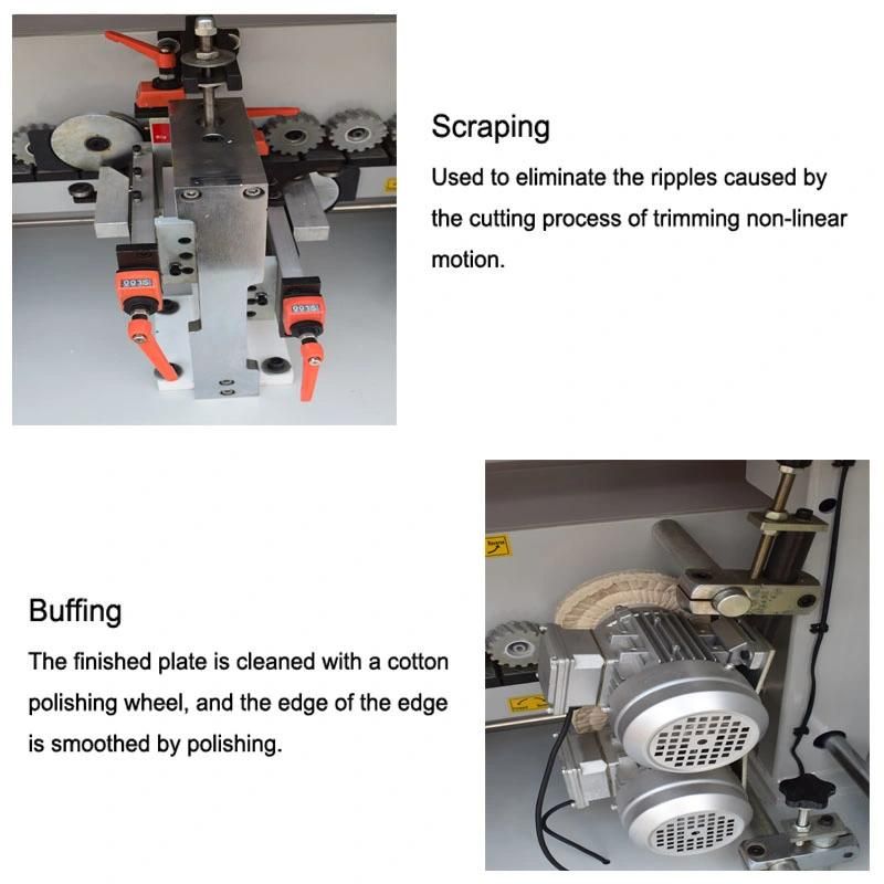 Mf360A Wood MDF PVC Edge Banding Machine Automatic Edge Bander Machine