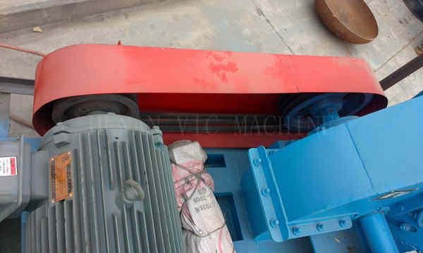 Diesel engine driven 4tph wood shredder wood crusher machine