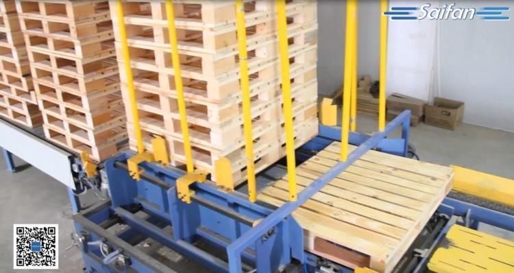 New Design Euro Wood Block Pallet Automatic Nailing Machine