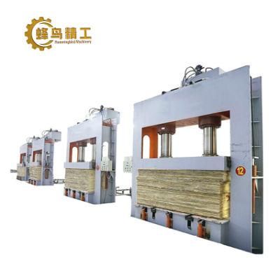 Automatic Servo Hot Cold Press Core Veneer Builder Plywood Machine