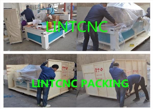 Ncstudio /Mach3 Control System 3.0kw Spindle 1325 Wood CNC Router 4axis Machine