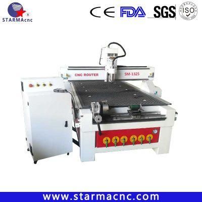 Vacuum Adsorption Table with 200mm Rotary Device CNC Woodworking Router Machinery