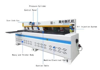 Woodworking Row Drilling Infrared Horizontal Side Hole Machine