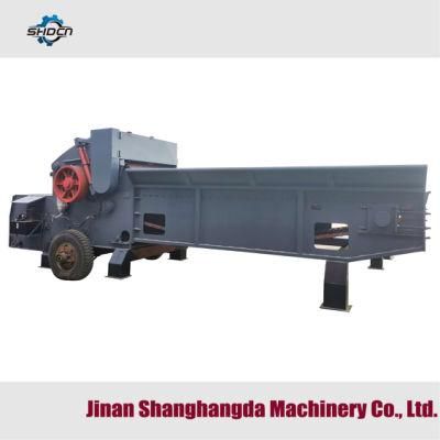 Output 8-15tons/Hr Industrial Hard Wood Used Wood Drum Chipper for Sale