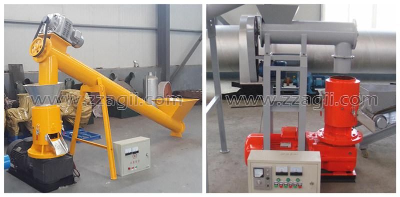 Small Portbale Diesel Engine Pellet Machine for Processing Forest Waste Wood