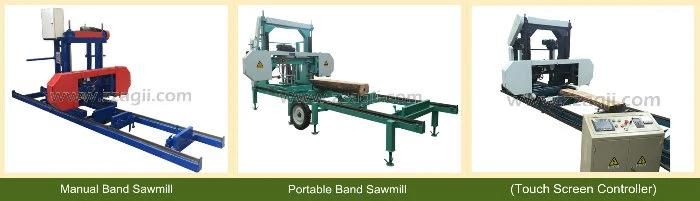 Mobile Diesel Engine Wood Band Sawmill Machine for Furniture