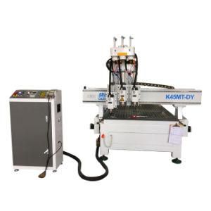 3 Spindle Working Same Time CNC Router Machine