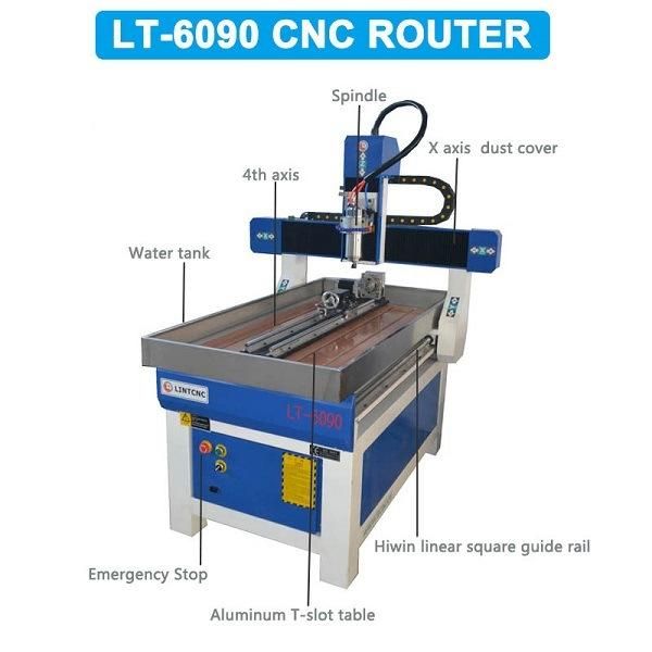 3D CNC Engraver Machine Atc Spindle 2.2kw Cut Aluminum CNC Mini Router