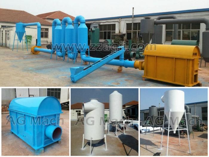 400-500kg/H Air Flow Pipe Dryer for Biomass Wood Sawdust