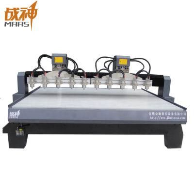 2/6/8/10/12 Heads Multi-Spindle Woodworking Engraving Machine/CNC Router Machine