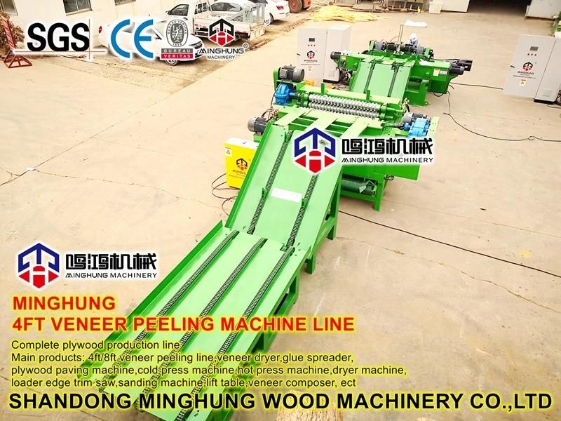 Good 4feet Tree Veneer Peeling Machine for Plywood Furniture