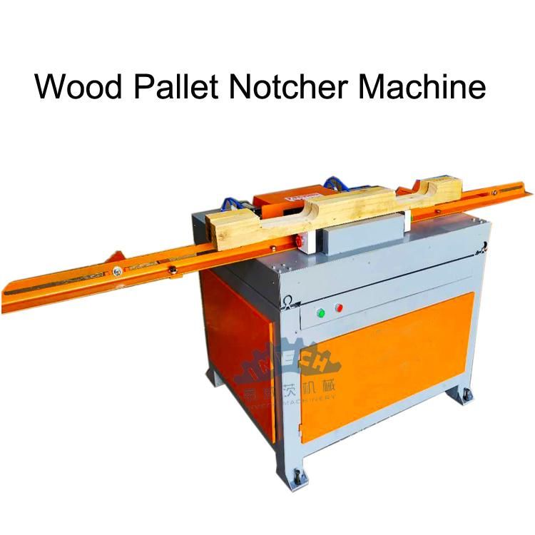 Us Stringer Wood Pallet Notcher Machine Single Head