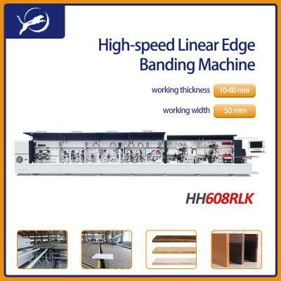 HH608RLK Straight Edge Banding Machine Made In China Factory Manufacture Supplier Woodworking Machinery Homag Kn95 Mask Edge Banding Machine