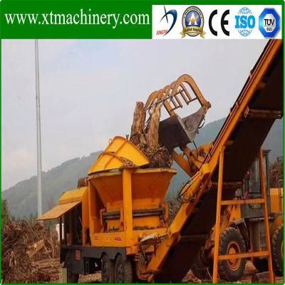 17ton Machine Weight, Steady Continuously Working Performance Log Root Grinder