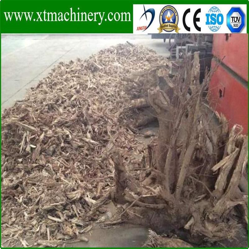 17ton Machine Weight, Steady Continuously Working Performance Log Root Shredder